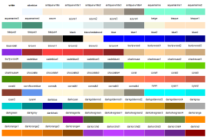 R Color Chart 1